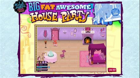 big fat awesome house party game|foster's home for imaginary friends big fat awesome house party.